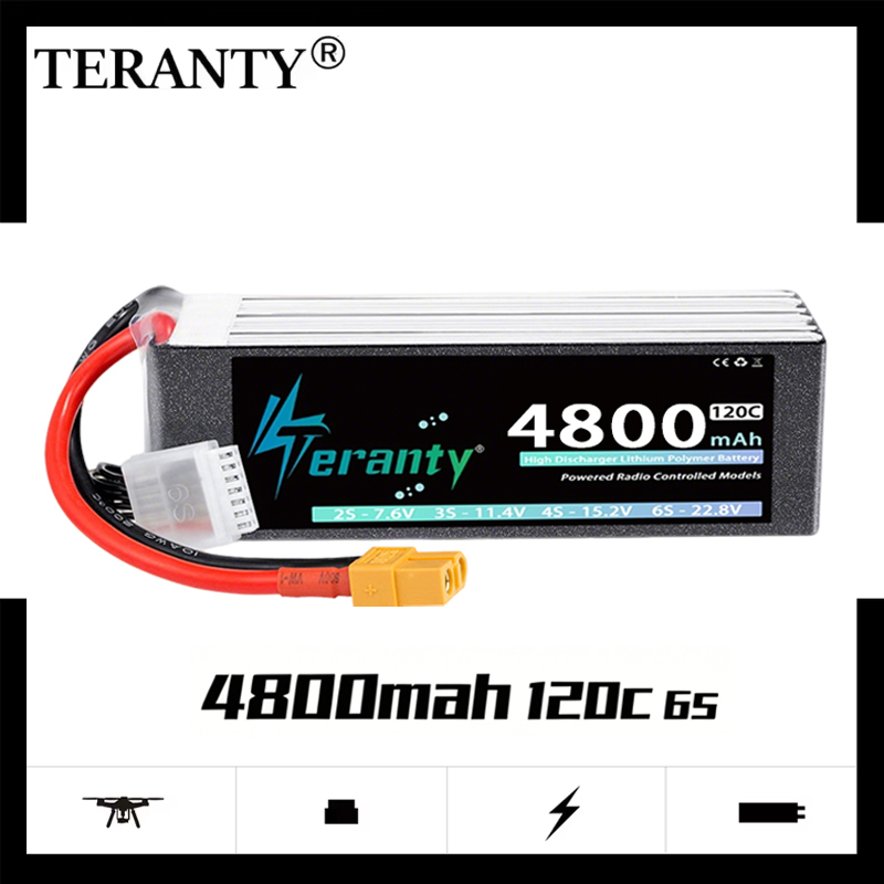 Drone Battery 6S - TERANTY 6S 4800mAh Lipo 배터리 22.8V