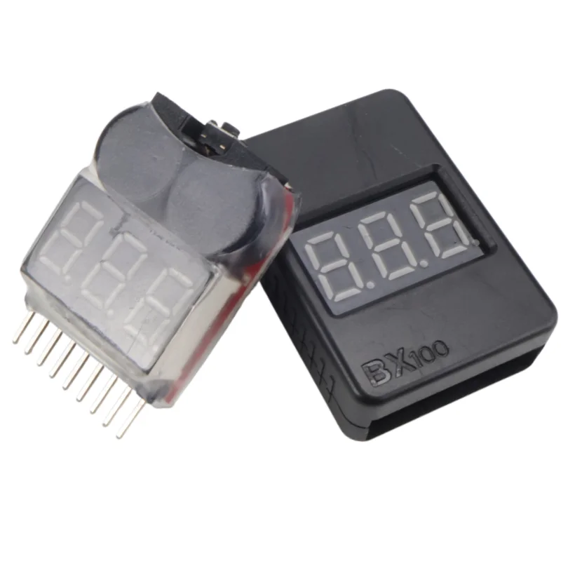 Drone Battery Voltage Checker - 1-8S 리포 배터리 전압 테스터 저전압