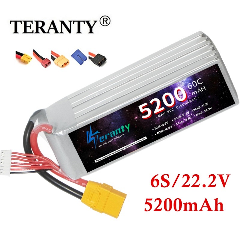 Drone Battery 6S - TERANTY 6S 5200mAh Lipo 배터리, 22.2V