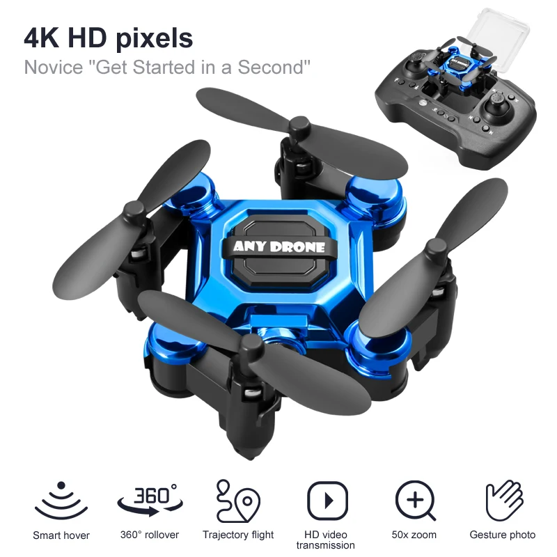 Drone Battery Smart - 4K 카메라 HD RC 드론 접이식
