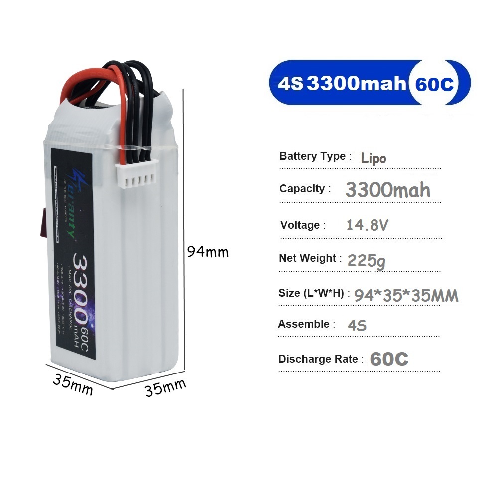 LiPo 충전식 배터리 4S 3300mAh 60C 14 - Drone Battery 4S 리뷰 및 가격