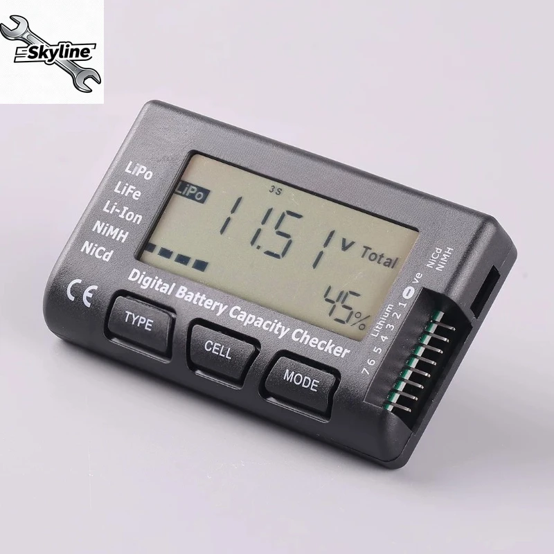 저전압 경보 기능이 있는 1-8S LiPo 배터리 전압 - Drone Battery Voltage Checker 리뷰 및 가격