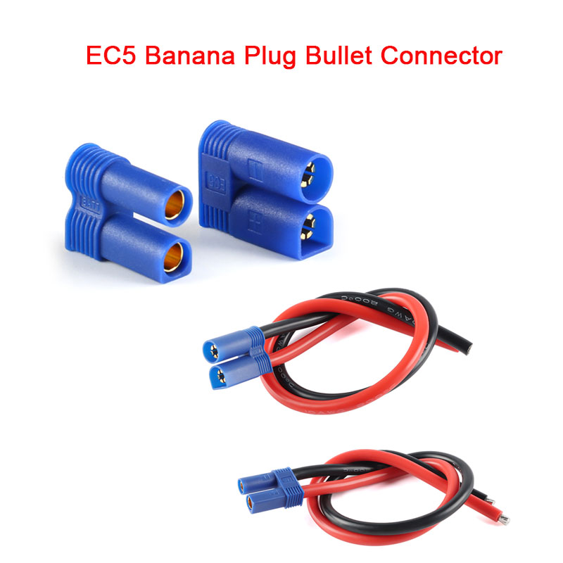 EC5 바나나 플러그 불릿 커넥터 여성/남성용 RC E - Drone Battery Connector 리뷰 및 가격