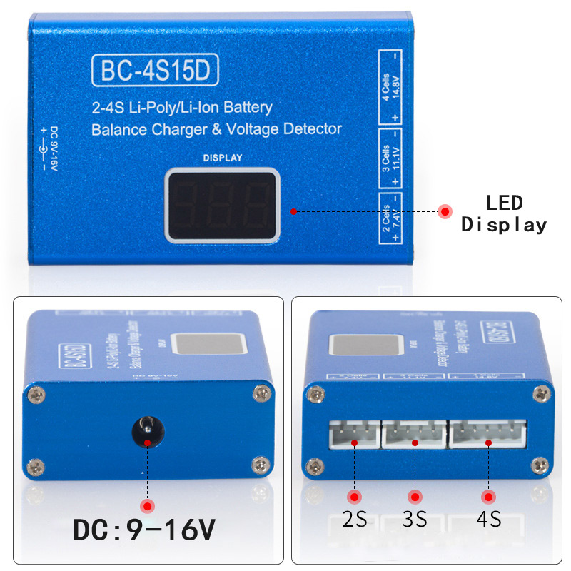 BC-4S15D 2-4S 리튬 밸런스 충전기 1500m - Drone Battery Voltage Checker 리뷰 및 가격