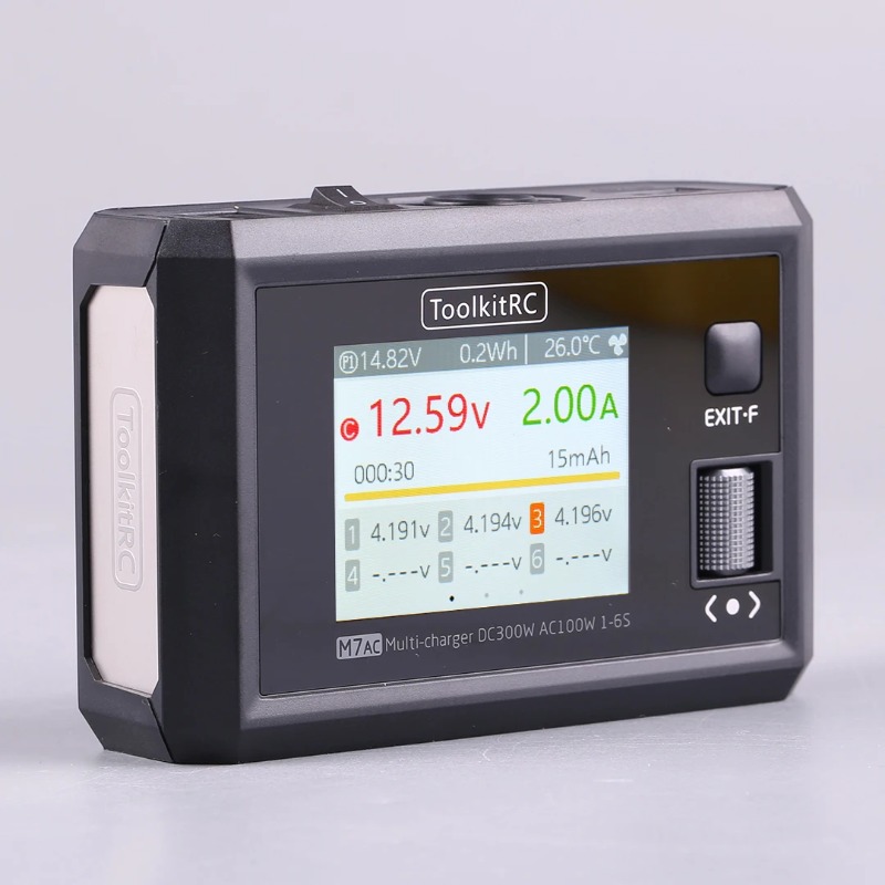 NEW ToolkitRC M7AC AC 100W / D - Drone Battery Balance Charger 리뷰 및 가격