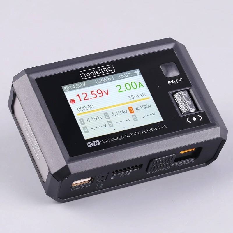 NEW ToolkitRC M7AC AC 100W / D - Drone Battery Balance Charger 리뷰 및 가격