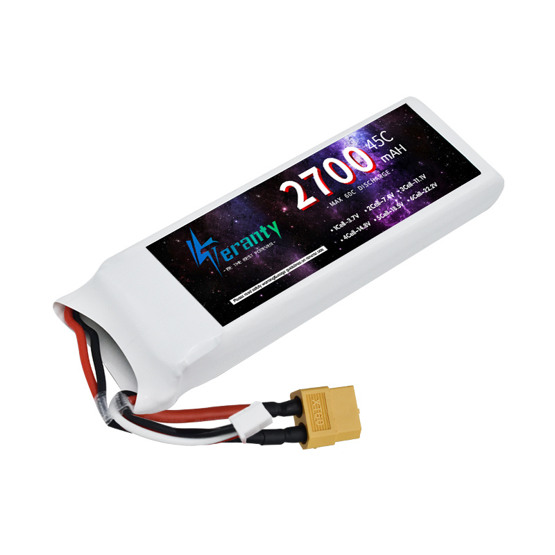 1/3PCS 2S 7.4V Lipo 배터리 2700mA - Drone Battery Lipo 리뷰 및 가격