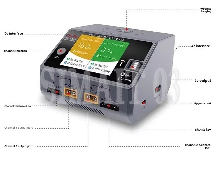HOTA D6 Pro 스마트 밸런스 충전기 |   듀얼 - Drone Battery Smart 리뷰 및 가격