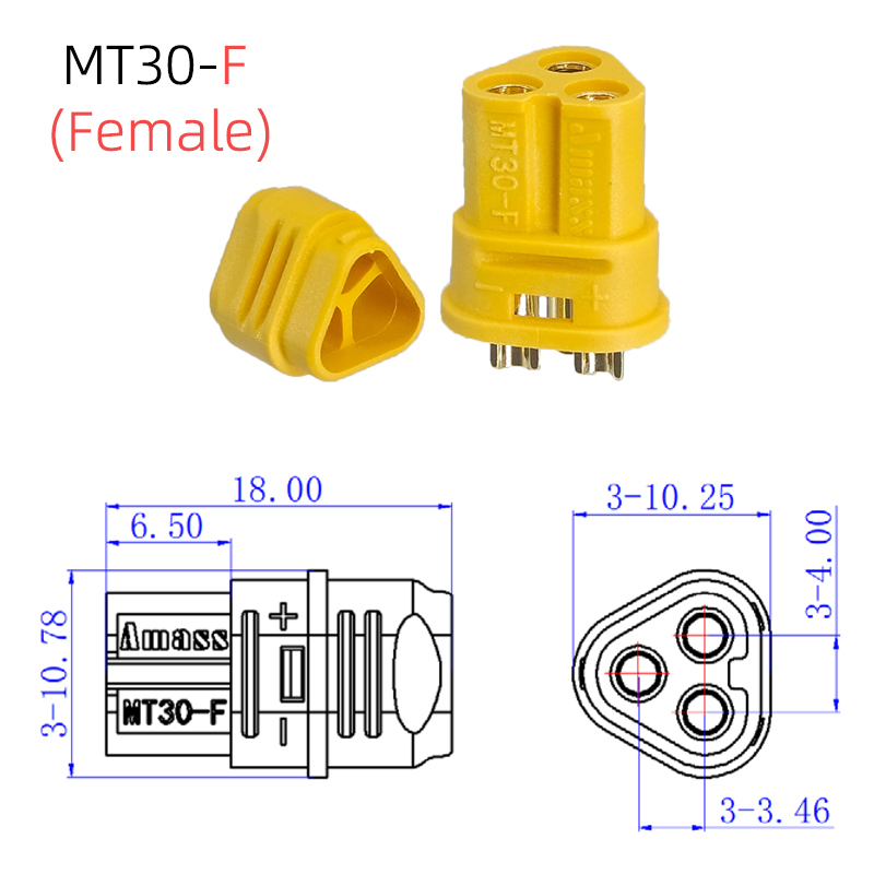 아마스 리튬 배터리 남성-남성 케이블 커넥터: MT30 - Drone Battery Connector 리뷰 및 가격