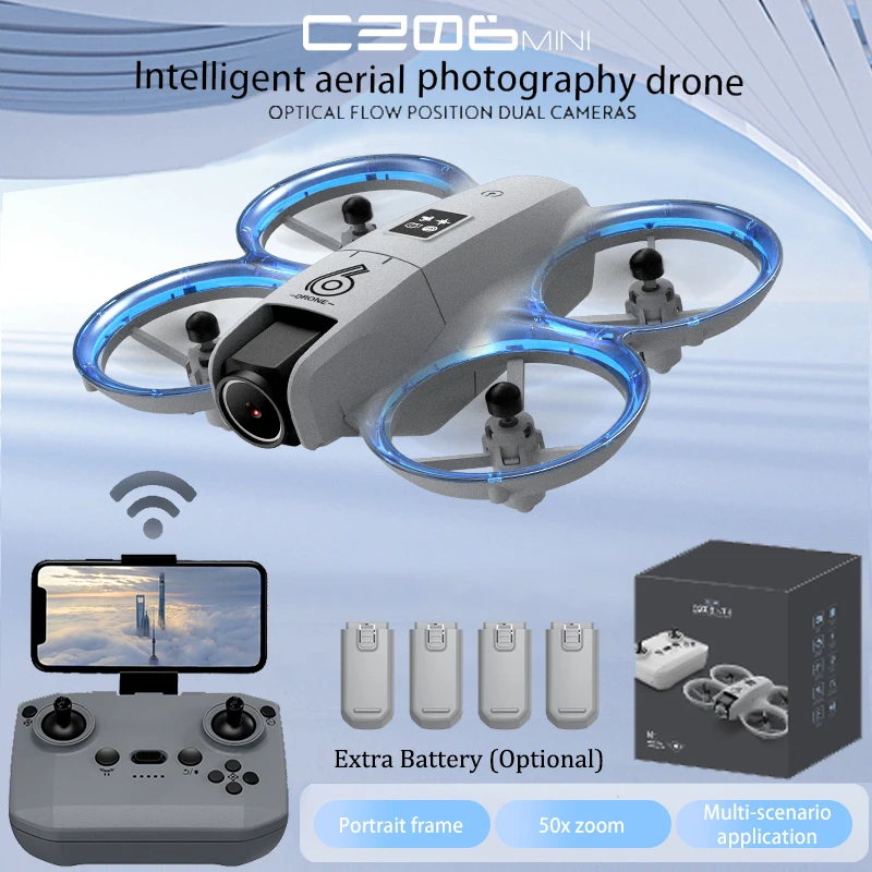 CZ06 미니 RC 쿼드콥터 드론 - 480P HD 듀 - Drone Battery Case 리뷰 및 가격