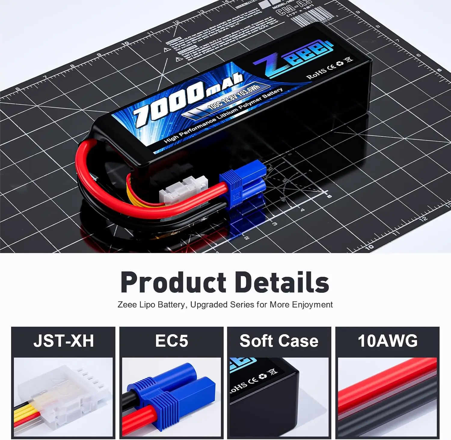 Zeee 4S FPV 드론 리포 배터리, 14.8V 1 - Drone Battery 4S 리뷰 및 가격