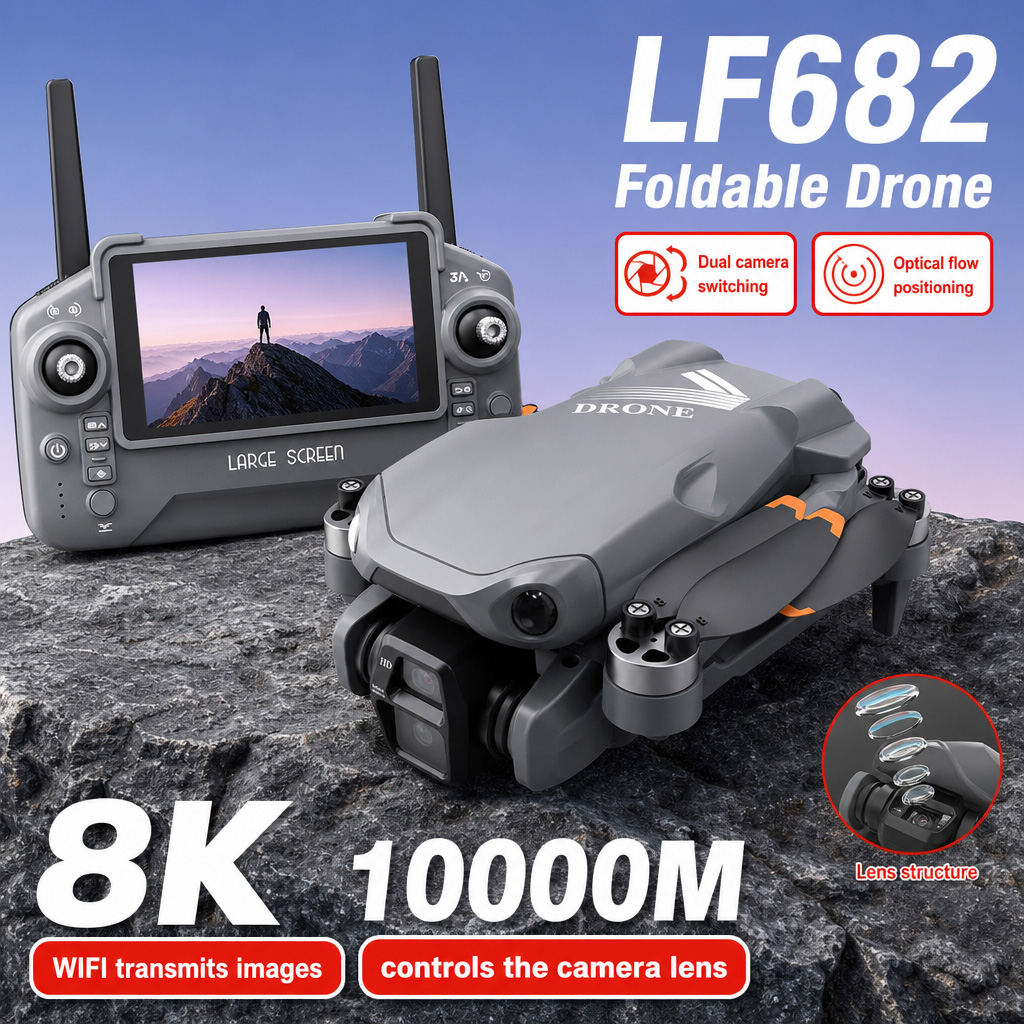 항공 사진 촬영 LF682 드론 8K HD 듀얼 카메라 - Drone Battery Case 리뷰 및 가격