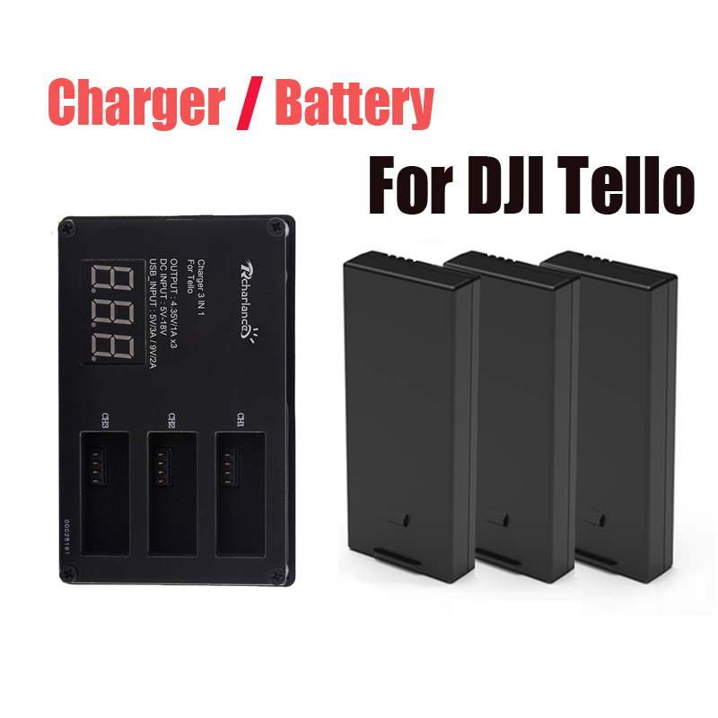 기존 DJI Tello 배터리/드론 Tello 배터리  - Drone Battery Charger 리뷰 및 가격