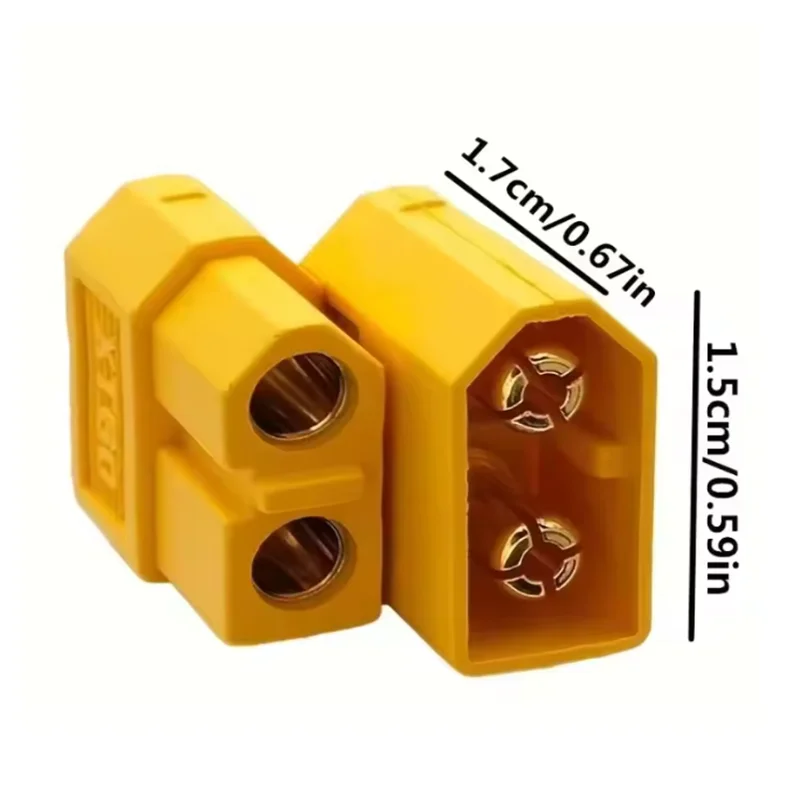 10PCS XT60 배터리 커넥터 남성 플러그 금도금  - Drone Battery Connector 리뷰 및 가격