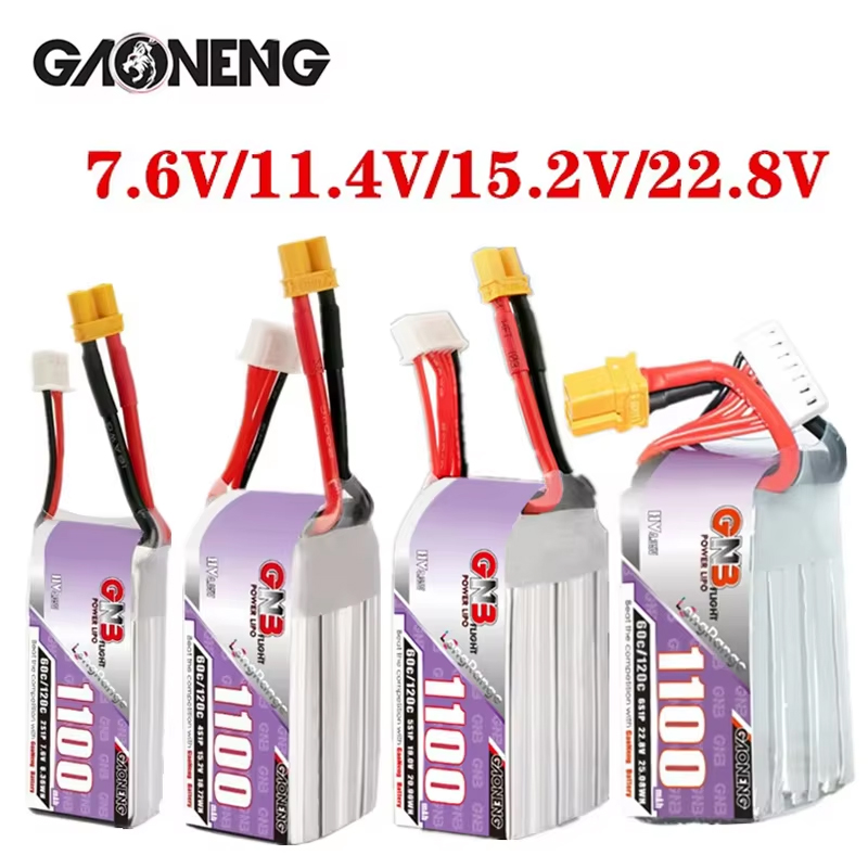 GNB 1100mAh 2S 3S 4S 6S 60C/12 - Drone Battery Lipo 리뷰 및 가격