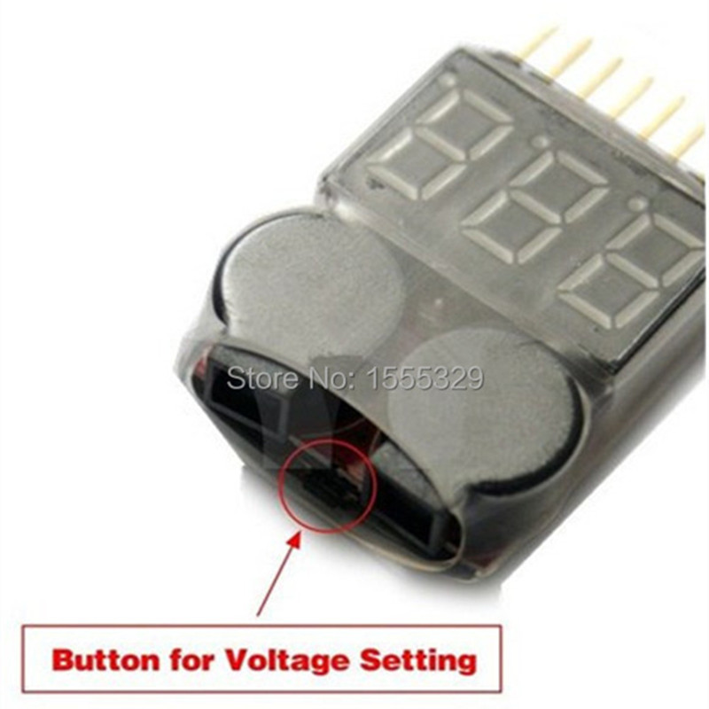 2Pcs 1S-8S LiPo 배터리 전압 검사기 테스터 - Drone Battery Voltage Checker 리뷰 및 가격