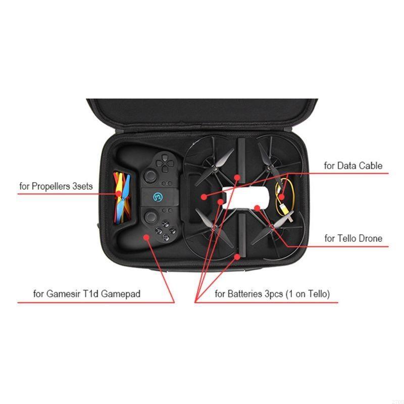 Tello RC Quadcopter Ac용 케이스를 운 - Drone Battery Bag 리뷰 및 가격