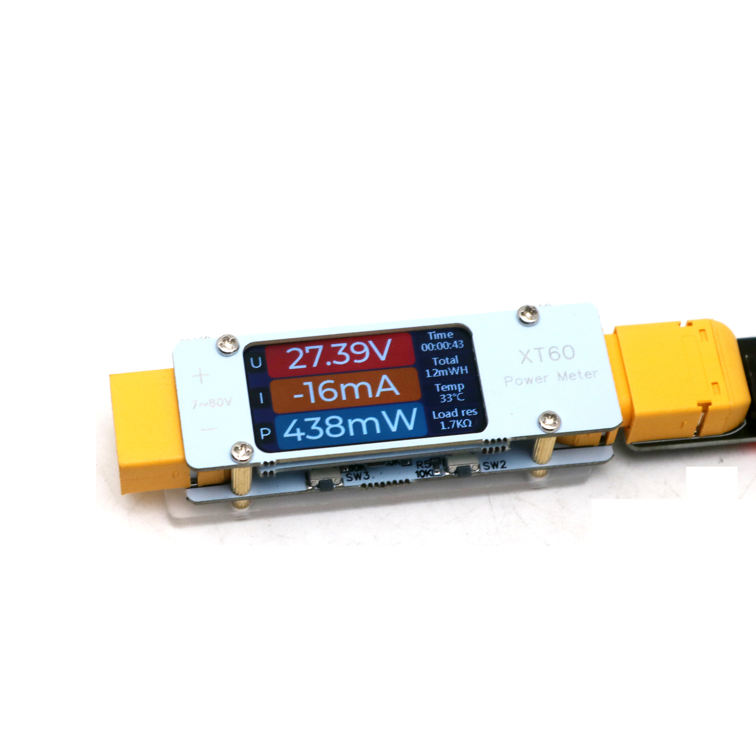 64A DC XT60 전력계 양방향 전류 전압 온도 알 - Drone Battery Voltage Checker 리뷰 및 가격