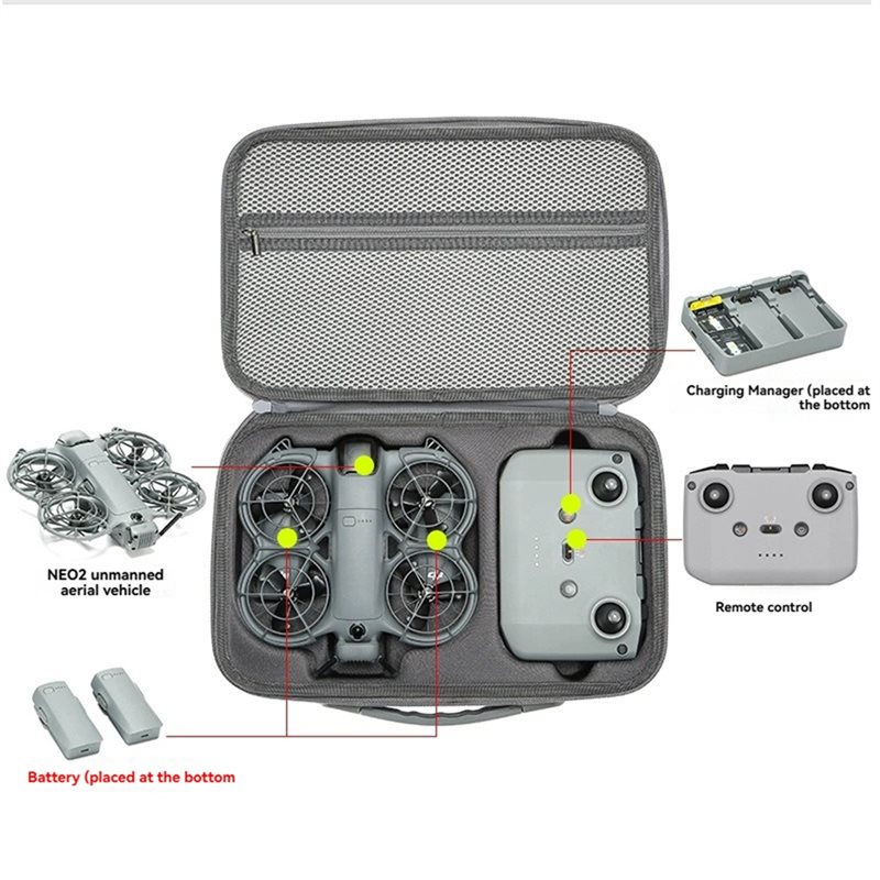 DJI Neo 2 드론 본체용 보호 케이스, DJI N - Drone Battery Bag 리뷰 및 가격