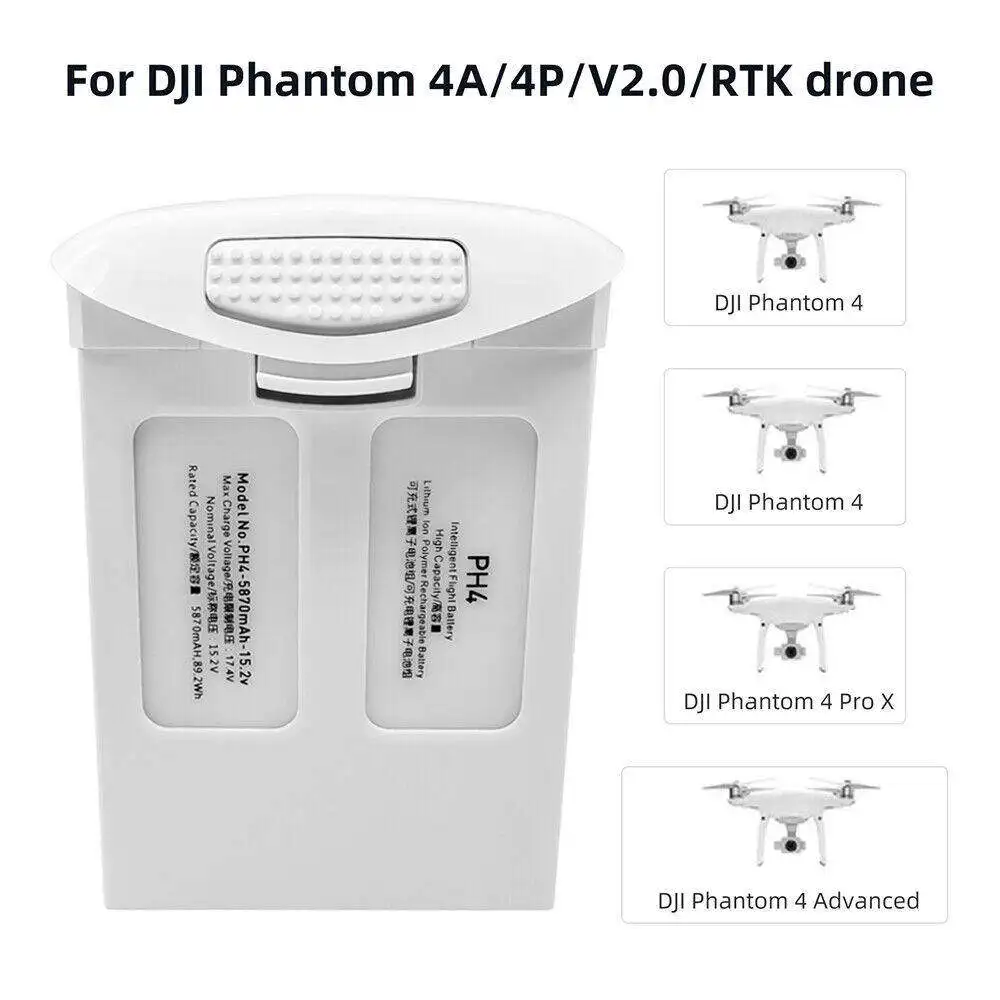 새로운 팬텀 4 배터리 6200mAh 팬텀 4 시리즈  - Drone Battery Li-Ion 리뷰 및 가격