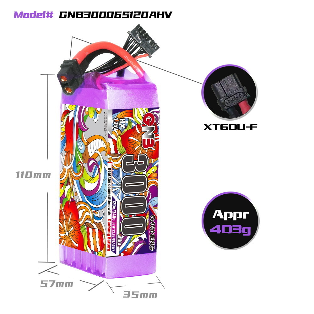 GNB 리포 배터리 6S 22.8V 3000mAh 52 - Drone Battery Lipo 리뷰 및 가격