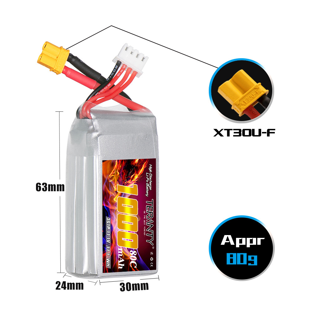 TERANTY 3S 11.1V 80C/160C 1000 - Drone Battery Li-Ion 리뷰 및 가격